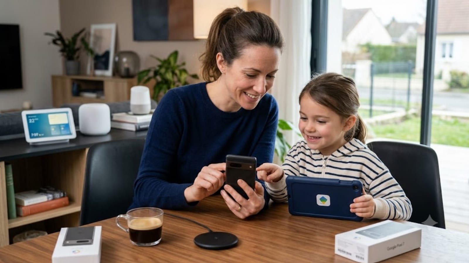 configurer family link nouveau telephone