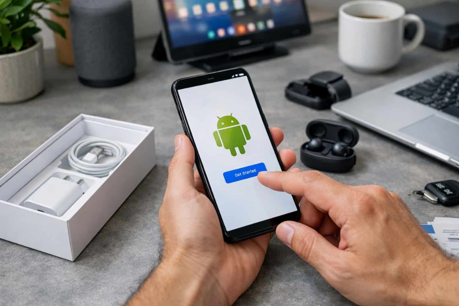 configurer nouveau telephone android guide 2026