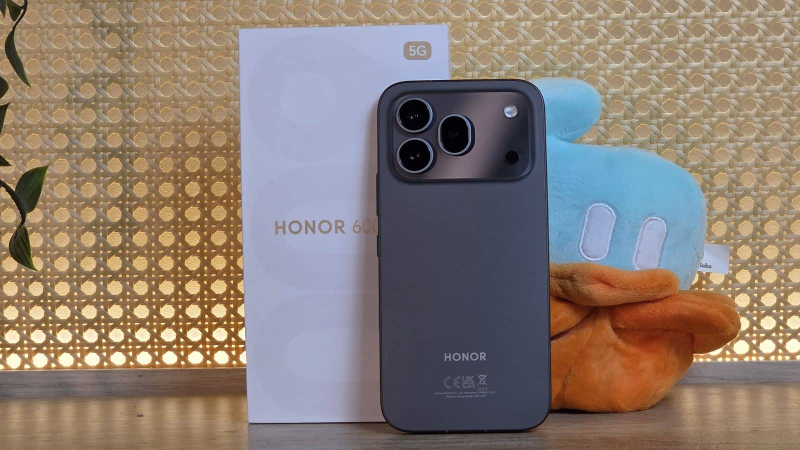 Dos du Honor 600 Pro avec son bloc photo pleine largeur