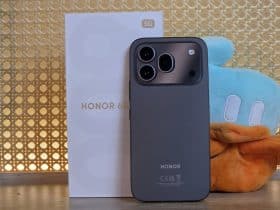 Dos du Honor 600 Pro avec son bloc photo pleine largeur