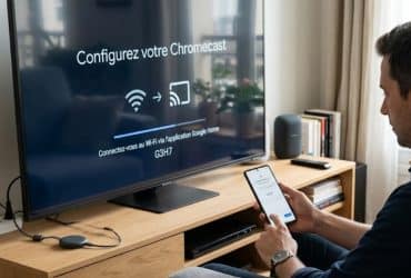 installer configurer chromecast