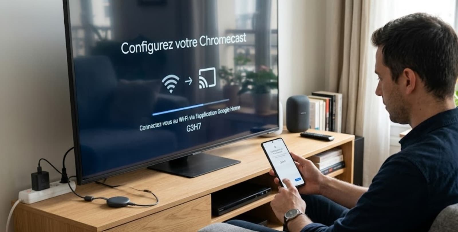 installer configurer chromecast