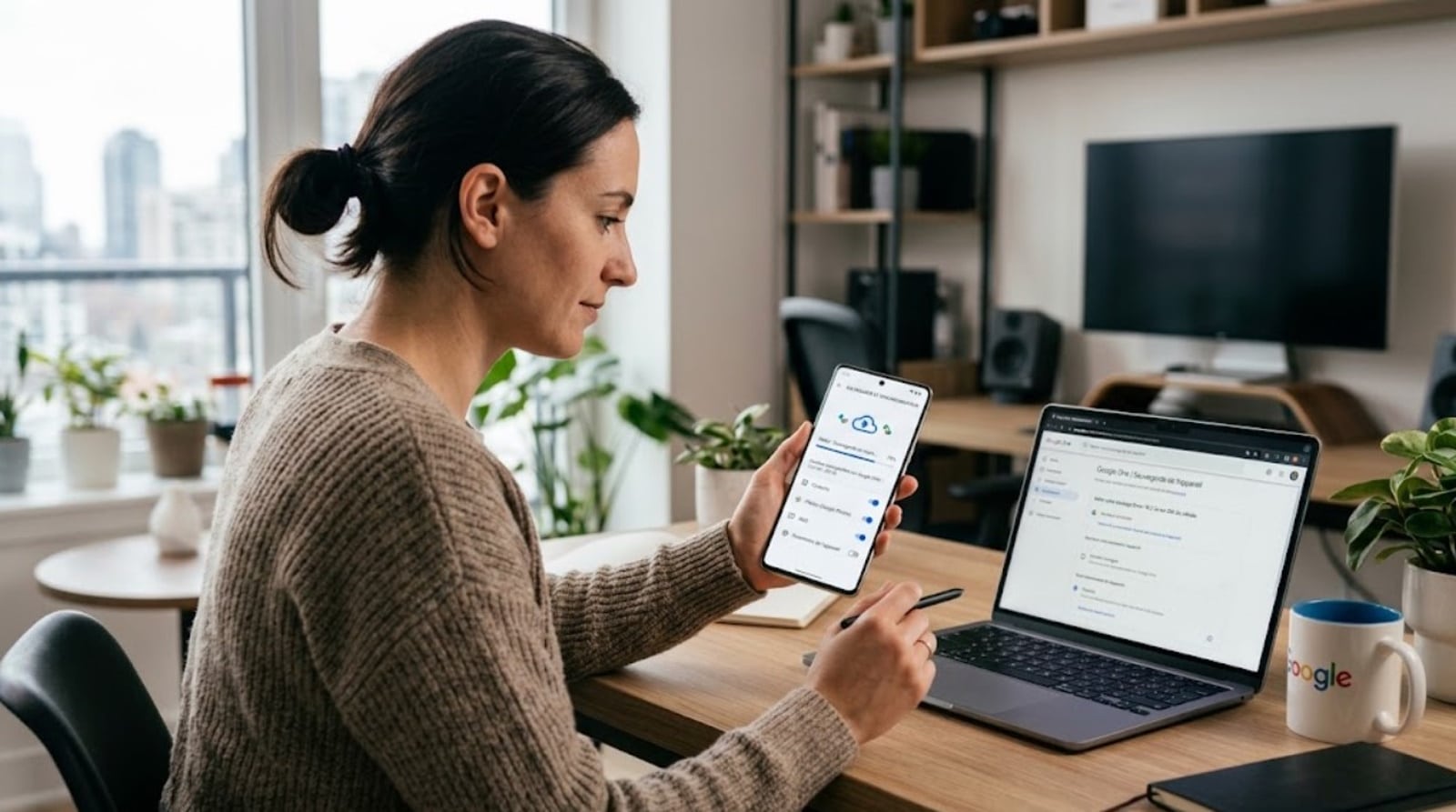 sauvegarde google one drive
