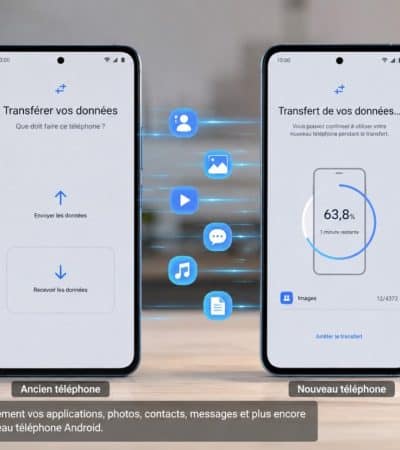tuto transferer donnees nouveau telephone android