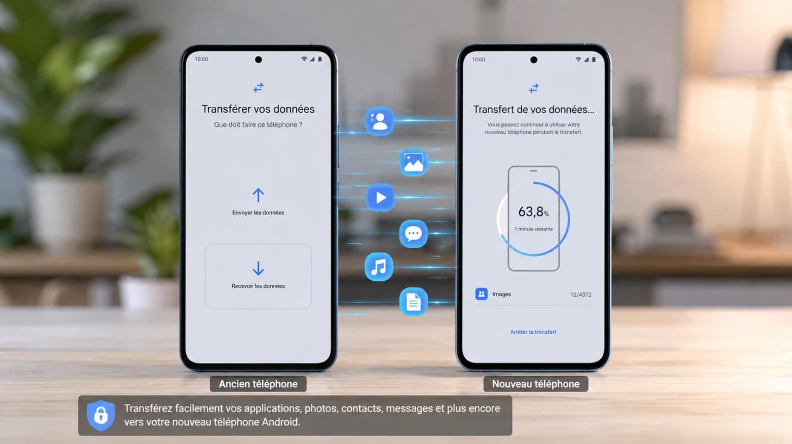 tuto transferer donnees nouveau telephone android