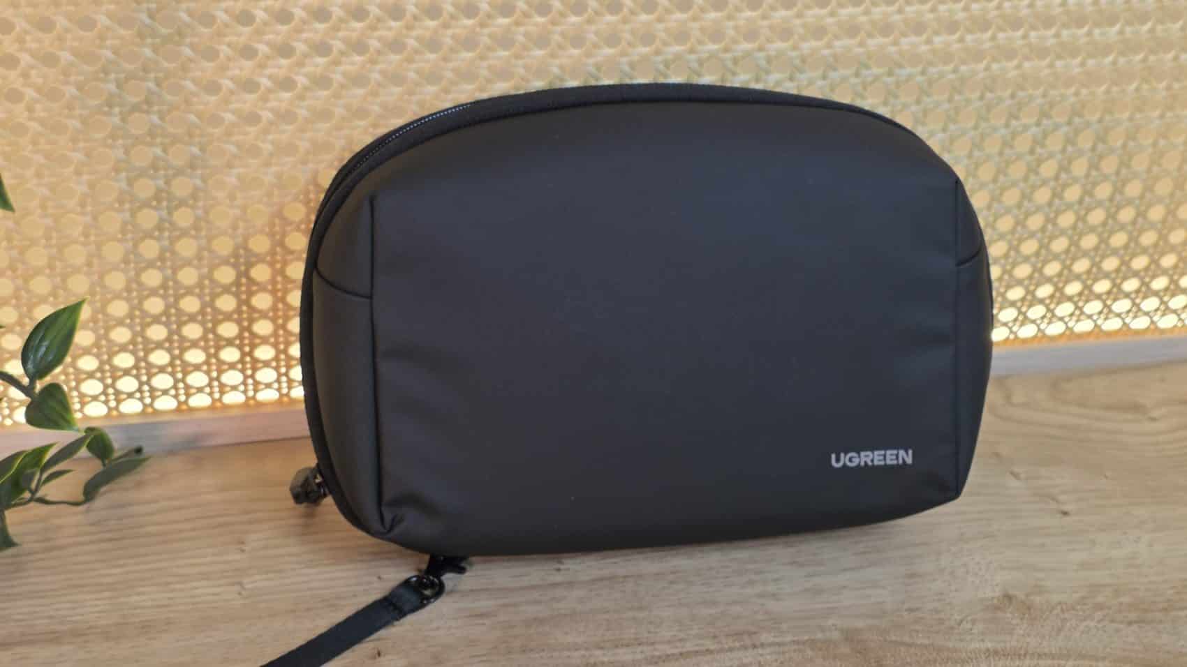 Organiseur de voyage UGREEN ferme, en tissu noir anti-eclaboussures