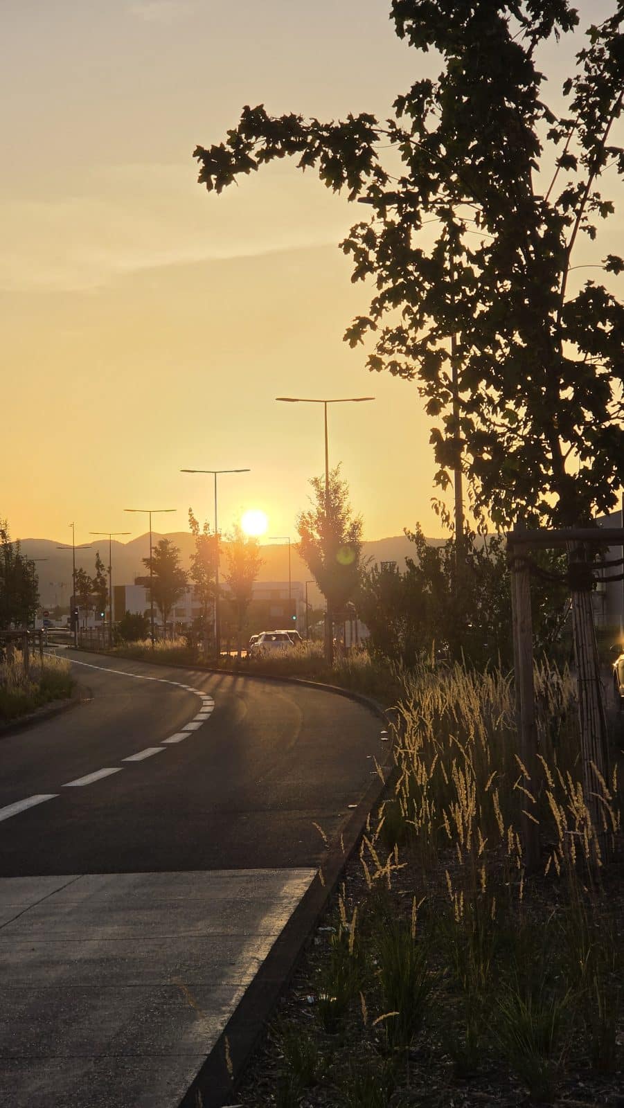 photo de coucher de soleil prise au Galaxy Z Fold8 Ultra