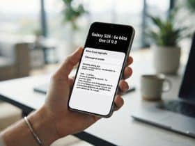 Galaxy S26 6e bêta One UI 9.0