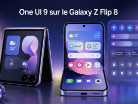 Galaxy Z Flip 8, éclat violet et One UI 9