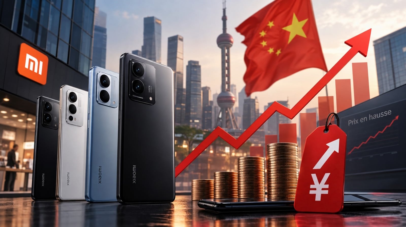 hausse prix xiaomi chine