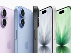 Reprise iPhone 17 : la gamme iPhone 17 d'Apple en violet, bleu, noir et vert