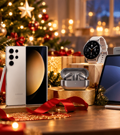 Gadgets Samsung sous le sapin de Noël