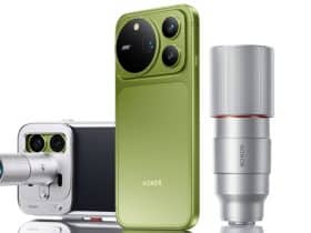 Le Honor Magic9 Pro Max vert mousse avec ses accessoires photo
