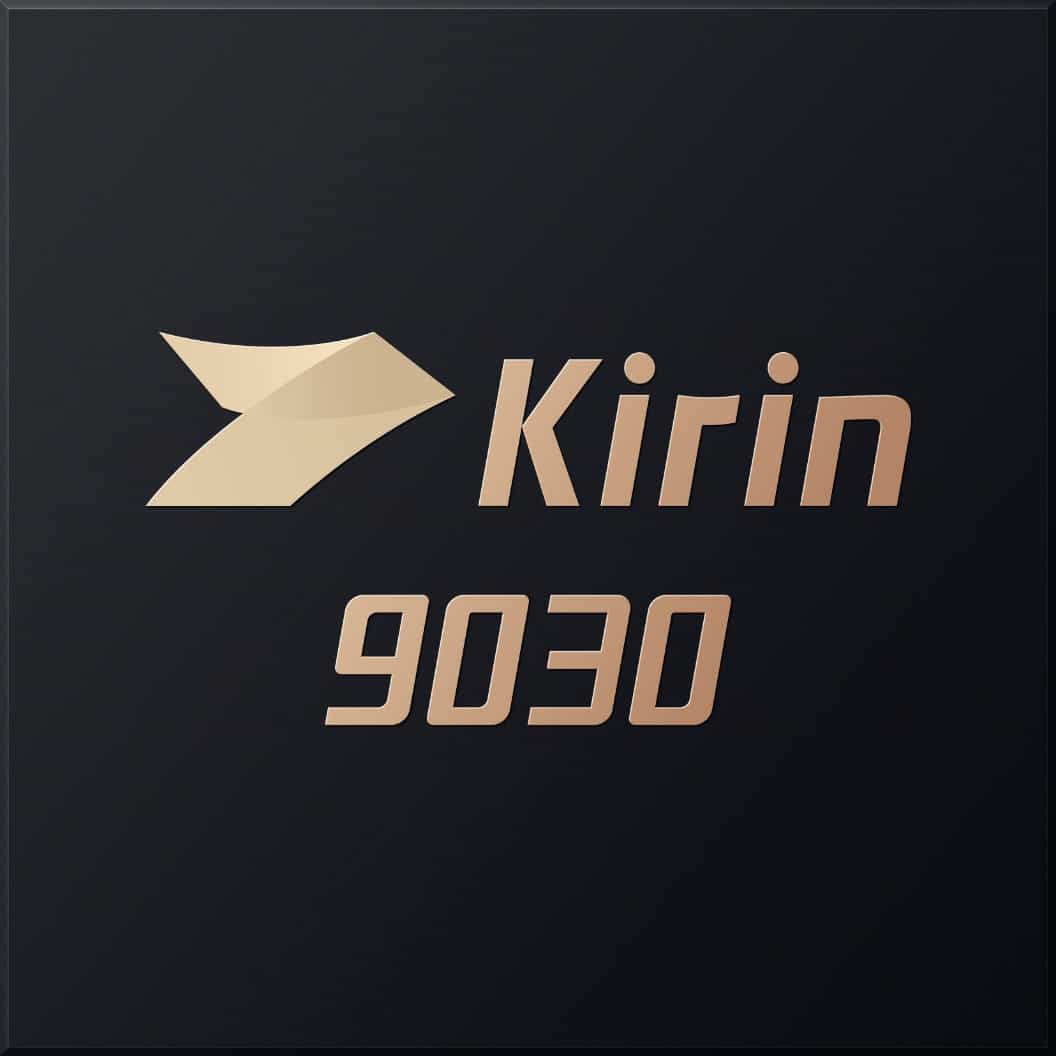Logo de la puce Kirin 9030 du Huawei Mate 90
