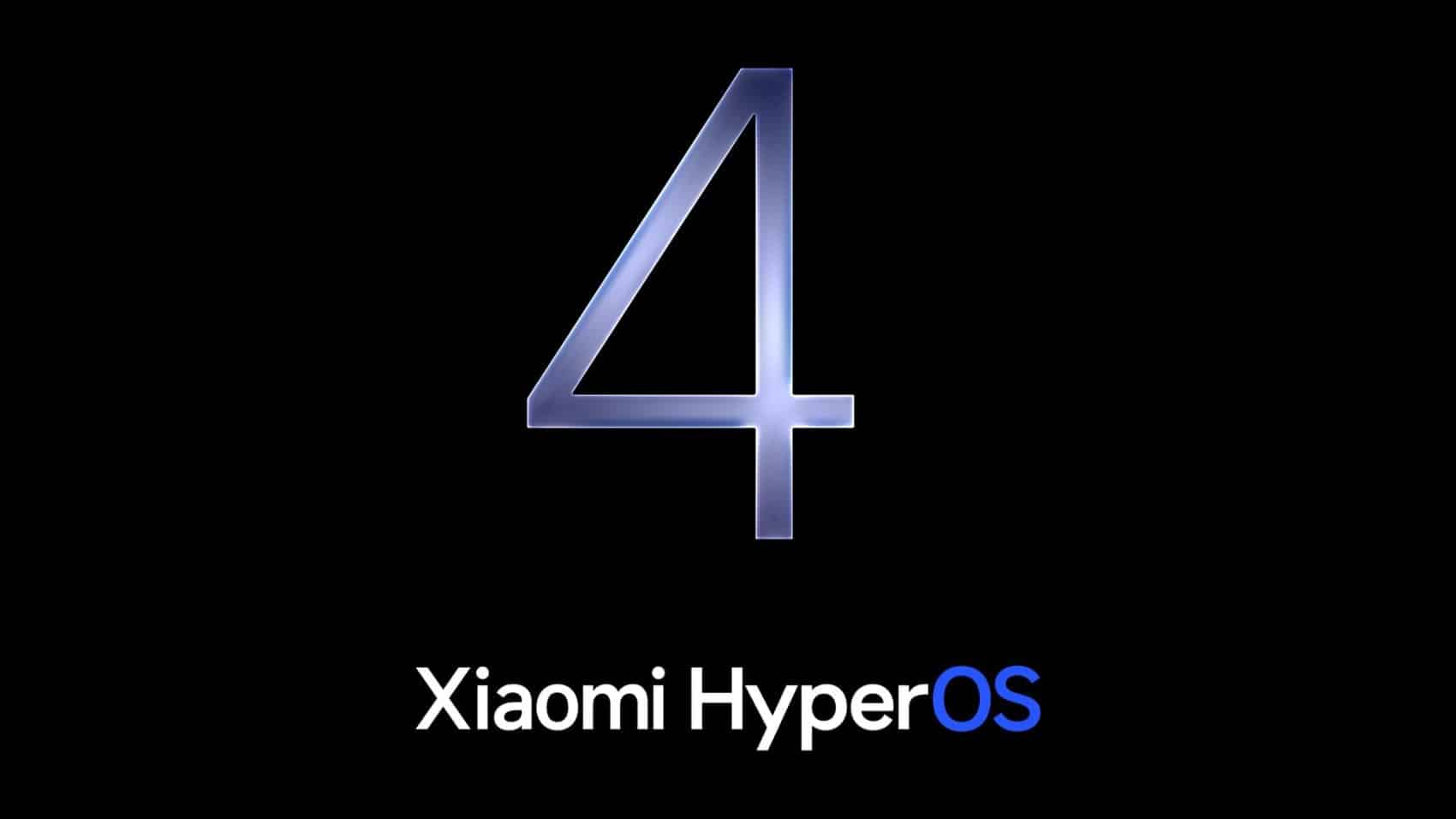 Logo de Xiaomi HyperOS 4, la nouvelle interface de Xiaomi basée sur Android 17