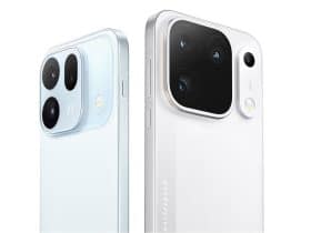 Oppo Find X10 bleu et Find X10 Pro Max blanc vus de dos