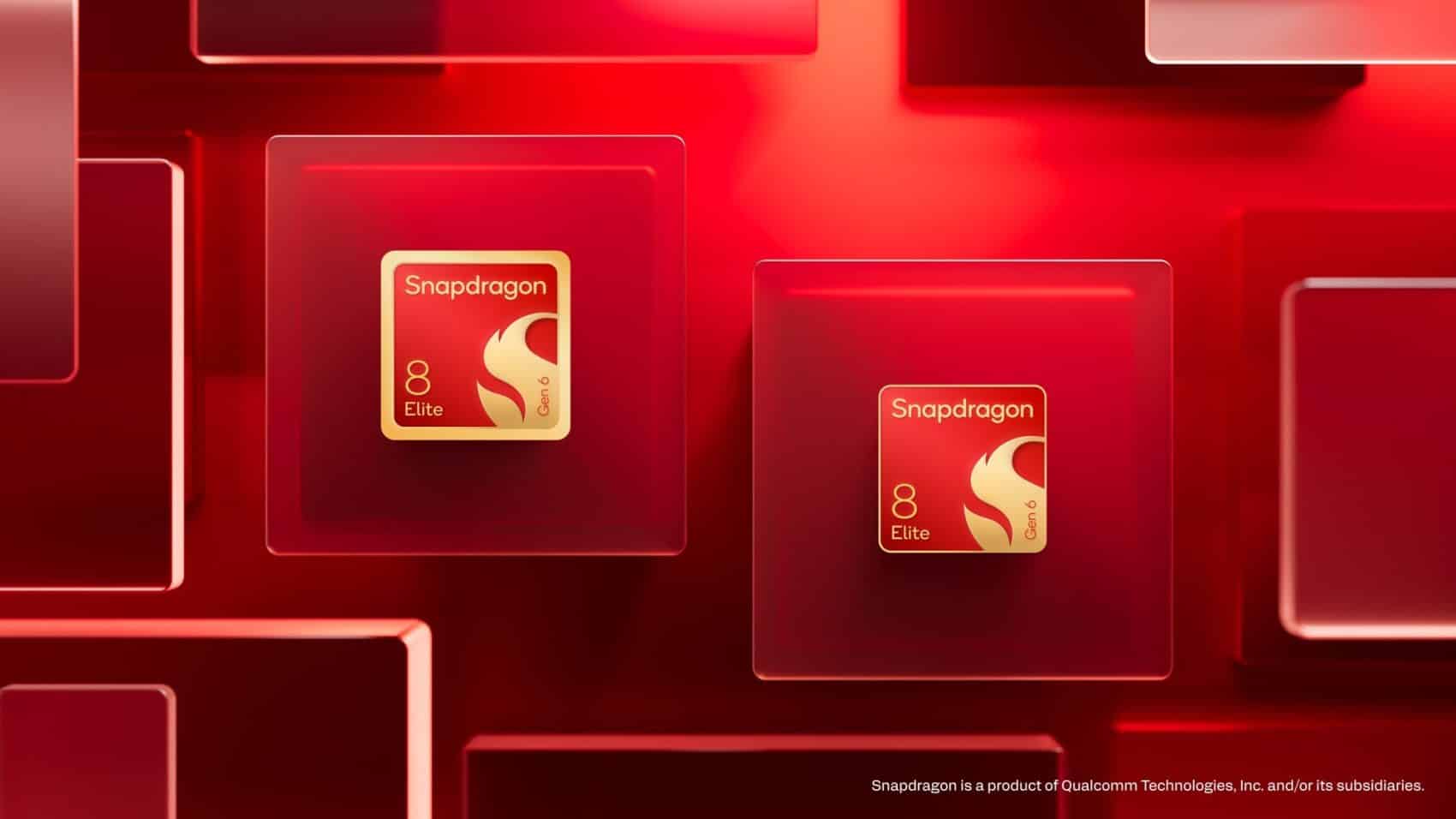 Logos des puces Qualcomm Snapdragon 8 Elite Gen 6 et Snapdragon 8 Elite Extreme Gen 6