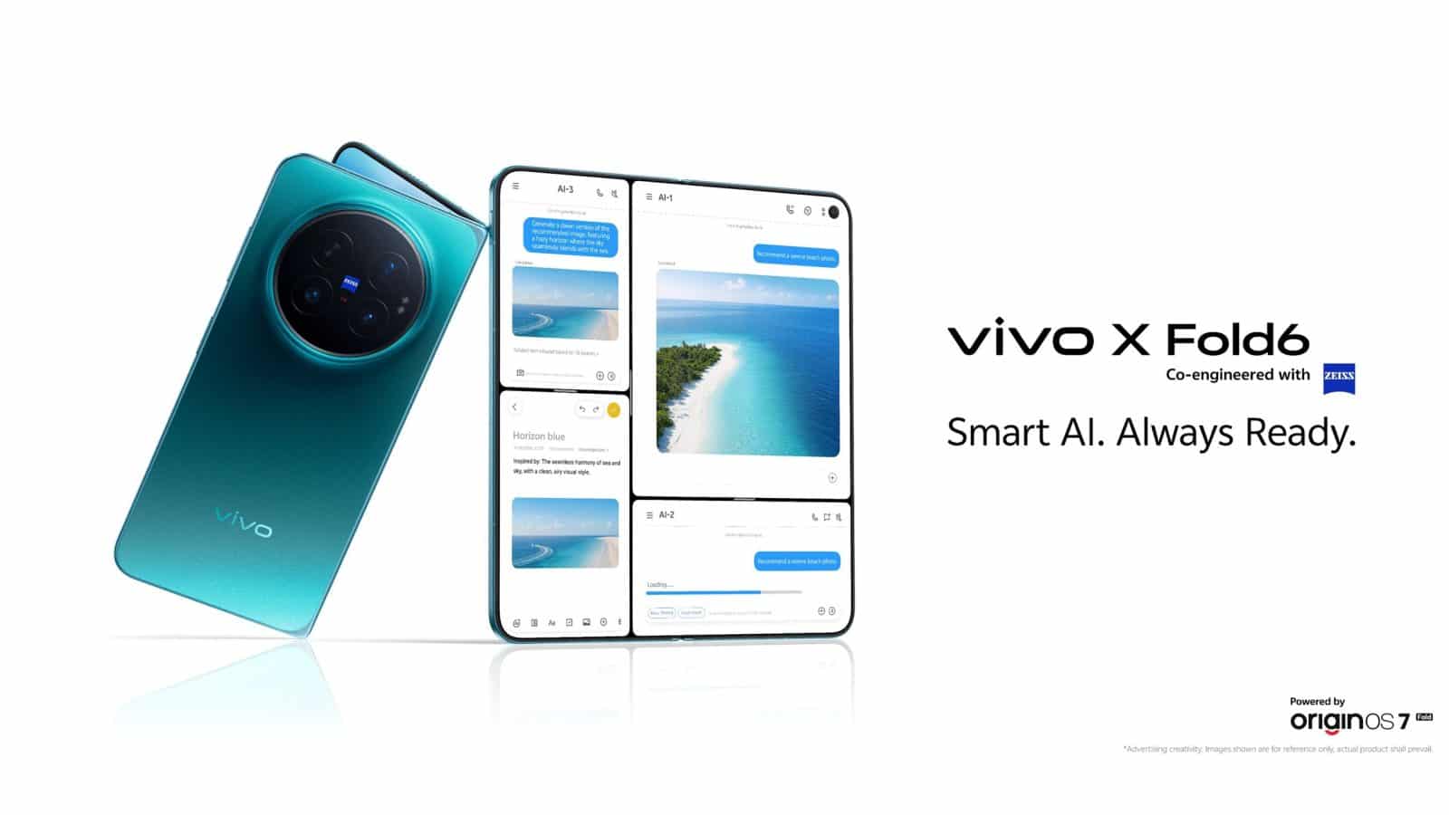 Le Vivo X Fold 6 plié et déplié