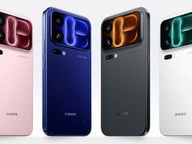 Le Xiaomi 18 Pro Max vu de dos dans ses quatre coloris